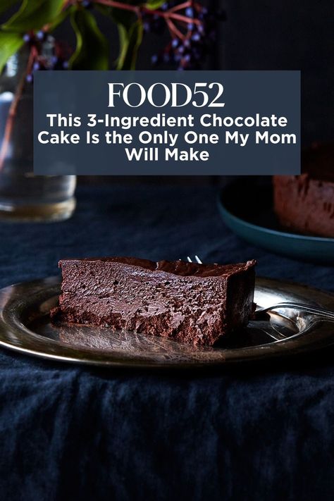 Flourless Dark Chocolate Cake, Individual Flourless Chocolate Cake, Flourless Cake Chocolate, Foolproof Chocolate Cake, Flower Less Chocolate Cake, Flour Free Chocolate Cake, Three Ingredient Chocolate Cake, Unsweetened Baking Chocolate Recipes, Flourless Chocolate Torte Recipe