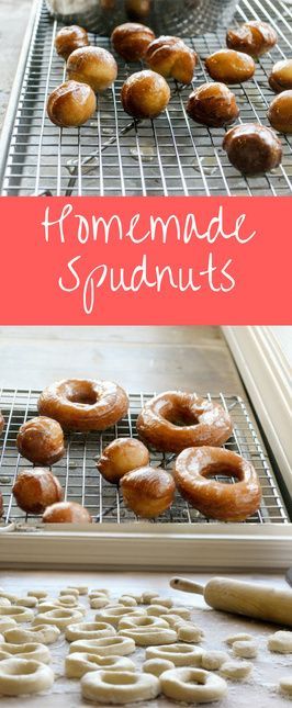 Homemade Idaho Sputnuts are soft, flavorful amazing doughnuts! This is the best spudnut recipe out there! Spud Nuts Recipe, Spudnut Donut Recipe, Spudnuts Donut Recipe, Spudnuts Recipe, Doughnut Recipes, Fried Dessert, Trifle Pudding, Donut Recipe, Homemade Donuts