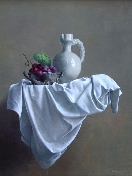 Willem Dolphyn - Schilderijen Still Life With Drapery, Drapery Drawing, Watercolor Beginner, Still Life Photos, Indie Art, Female Art Painting, Plastic Art, Still Life Drawing, Realism Art