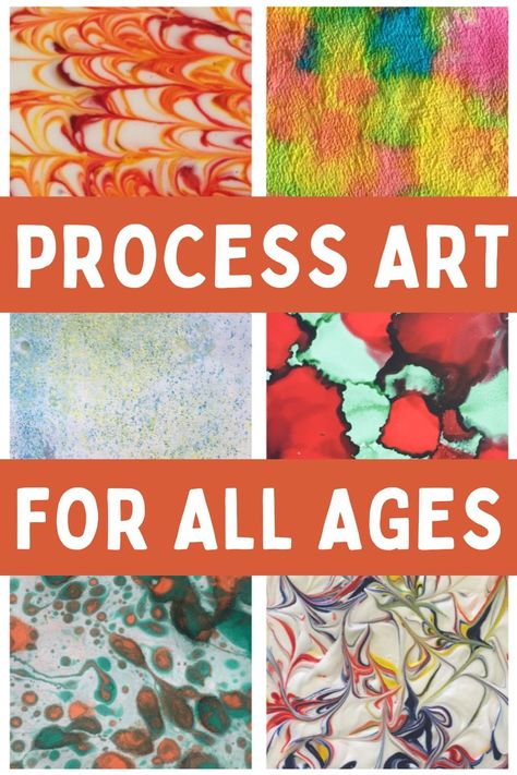 Fun process art activities for children of different ages. Process Art Adults, Group Art Activities For Adults, Process Art Ideas For Adults, Process Art For Adults, Open Ended Art Activities, Painting For Seniors, Activity Room Ideas, School Planner Ideas, Process Art For Toddlers