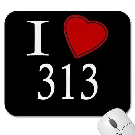 313 ♥ Number Logo, Detroit Area, Logo Number, Metro Detroit, Motor City, Detroit Michigan, Wellness Products, Where The Heart Is, Oh The Places Youll Go