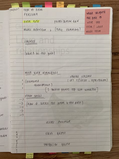 IN THE OTHER HALF OF THE ANTHOLOGY ( BLANK ) CREATE FACT FILES OF EACH OF THE POEMS YOU ARE STUDYING AND MIRROR THEM IN THE BLANK HALF COLOUR CODE WITH POSTITS OR JUST GENERALLY LABEL Study Aesthetics, The Other Half, Colour Code, Other Half, Little Mix, Color Coding, Coding, Let It Be, Mirror