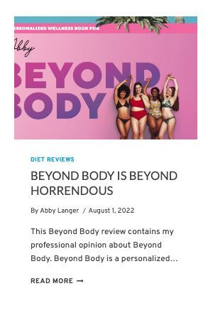 This Beyond Body review contains my professional opinion about Beyond Body. Beyond Body is a personalized diet book that promises to help you lose weight and ‘improve your relationship with food.' Beyond Body Diet Recipes, Beyond Body Diet, Beyond Body Meal Plan, Beyond Body Book Recipes, Zepbound Before And After, Beyond Body Recipes, Beyond Body Book, Beyond Diet, Meal Prep For Beginners