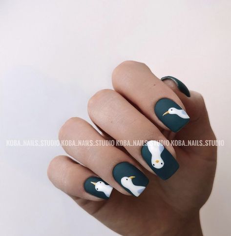 Nails Art Winter, Silly Nails, Octopus Nails, Easter Nail Ideas, Winter Nails Art, Nail Art Winter, 2023 Spring Nails, Nail Art 2023, Spring Nails 2023