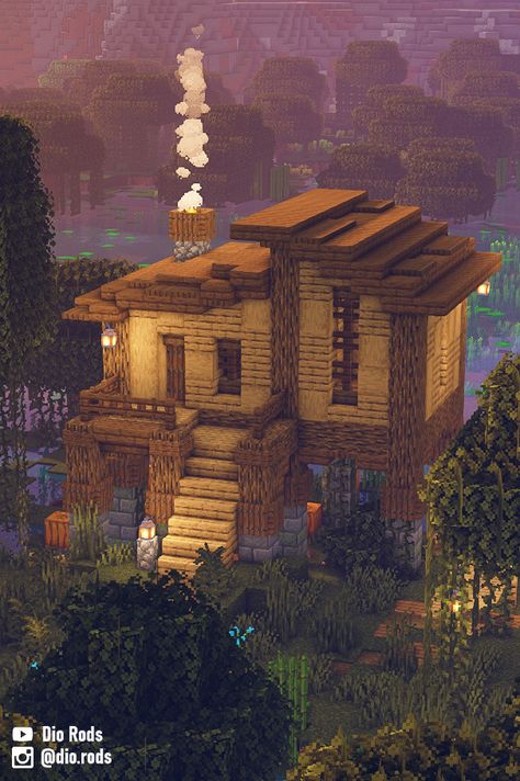 Spruce Starter Base Minecraft, Minecraft Starter Houses, Hawaii Apartment, Minecraft Builds Ideas, Minecraft Starter House, Minecraft Home, Cottagecore Minecraft, Cube World, Ideas For Minecraft