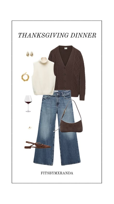 Thanksgiving Dinner Outfit | #outfitinspo #fashion #fashioninspo #outfit #style #styleinspo #thanksgiving Thanksgiving Dinner Outfit, Closet Basics, Sorority Events, Wardrobe Pieces, Dinner Outfit, Dinner Outfits, Thanksgiving Outfit, Fall Clothes, Outfit Style