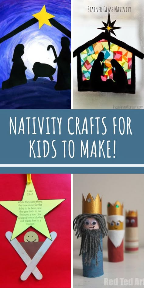 Christmas Crafts For Kids 2-4, Religious Christmas Cards For Kids, Nativity Art Projects For Elementary, Nativity Scene Art For Kids, Nativity Art Projects For Kids, Easy Nativity Crafts For Kids, Nativity Scene Crafts For Kids, Nativity Crafts For Kids, Diy Nativity Scene