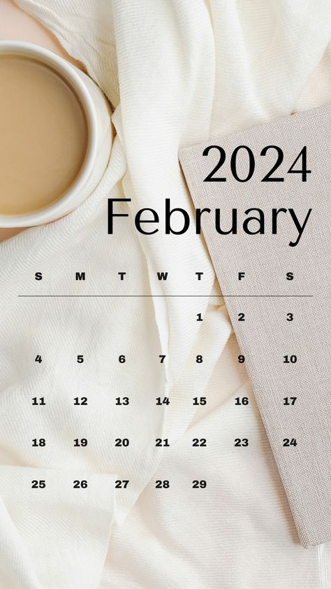 February 2024 Calendar for you love ! ❤️ Im so grateful that a lot of you loves my works . Its mean the world to me ! follow for more and stay tuned ! ❤️ #february2024 #February #2024 #Journal #planner #Calendar #Cutewallpaper #Wallpaper February Month Calendar 2024, February 2024 Aesthetic, February 2024 Wallpaper, February Calendar 2024 Aesthetic, February 2024 Calendar Wallpaper, February 2024 Calendar, Month Wallpaper, Work Wallpaper, 2024 Journal