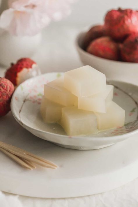 Lychee Recipes, Coconut Milk Dessert, Lychee Jelly, Vegan Jelly, Milk Dessert, Jelly Recipe, Gelatin Dessert, Jelly Recipes, Agar Agar