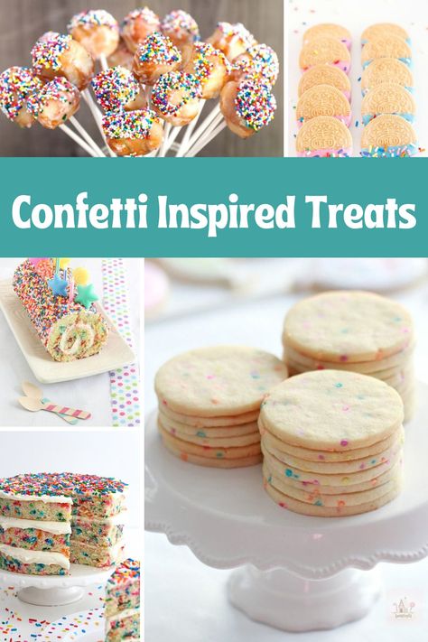 Confetti Birthday Party Celebration Ideas - Fun Party Pop Confetti Bday Party, Confetti Birthday Theme, Funfetti Birthday Party, Sprinkle Themed Birthday Party, Confetti Themed Birthday Party, Funfetti Party, Confetti Party Theme, Party Celebration Ideas, Sprinkle Birthday Party