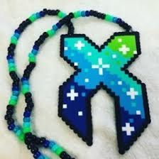 Edm Perler, Excision Perler, Rave Kandi Ideas, Rave Kandi, Alison Wonderland, Diy Kandi, Scene Girl, Kandi Ideas, Green Galaxy