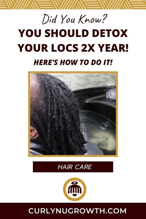 Detoxing Locs, Locs Maintenance, Dreadlock Detox Recipe, Taking Care Of Locs, How To Wash Starter Locs, Best Clarifying Shampoo, African American Hair Care, Dreads Care, Dreadlocks Hair Care