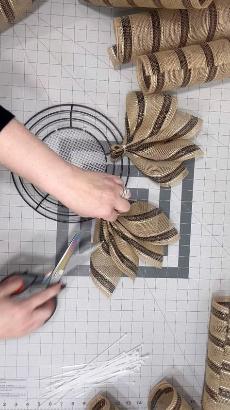 Let me show you how to make this really easy wreath in no time at all. Go to YouTube to find if! #julieswreathboutique #craftingfun #craftingcommunity #CraftingMagic | Julie's Wreath Boutique | Julie's Wreath Boutique · Original audio 8 Inch Wreath Diy, 8 Inch Wreath Ideas, 8 Inch Dollar Tree Wreath Form Ideas, Mesh Wreaths How To Make, Julies Wreaths Tutorials, Julies Wreath Boutique, Wreath Techniques, Spring Wreath Ideas, Twine Wreath