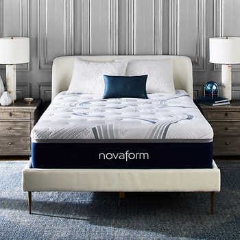 Novaform 14” ComfortGrande Advanced Gel Memory Foam Mattress  | Costco Queen Memory Foam Mattress, Mattress Queen, Car Shelter, Queen Mattress Size, Gel Memory Foam Mattress, King Mattress, Queen Mattress, Memory Foam Mattress, Foam Mattress