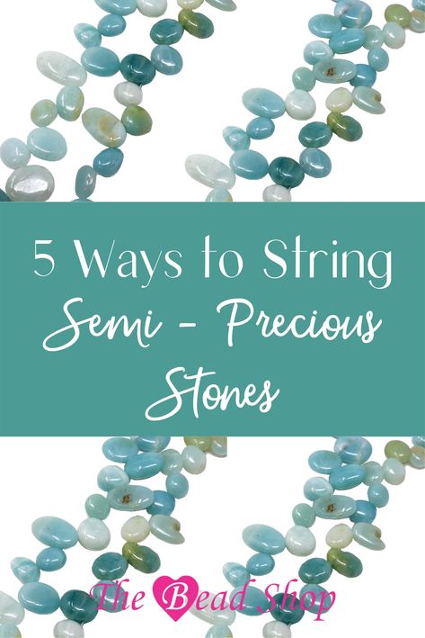 Diy Semi Precious Stone Jewelry, Semi Precious Stone Jewelry, Making Jewelry For Beginners, Stone Jewelry Necklace, Semiprecious Stone Jewelry, Precious Beads, Beaded Necklace Diy, Beaded Jewelry Tutorials, Semi Precious Jewelry