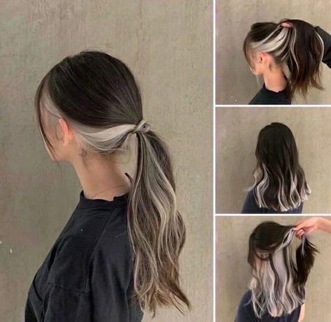 Narcissa Hair, Narcissa Malfoy Hair, Malfoy Hair, Under Hair Dye, Hidden Hair Color, Color Streaks, Hair Color Underneath, Peekaboo Hair, Hair Color Streaks