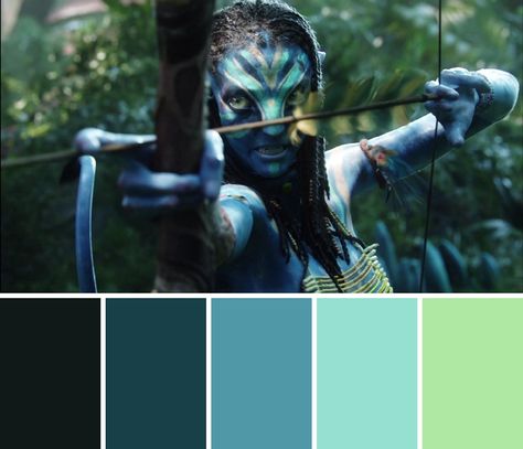 Avatar Movie Color Palette, Avatar Colour Palette, Avatar Color Palette, Avatar Themed Room, Avatar Pixel Art, Pandora Room, Fire Ceremony, Visual Photography, Avatar Blue