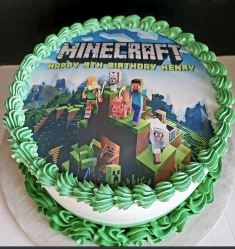 Minecraft Birthday Cake Topper, Minecraft Birthday Cakes Ideas, Minecraft Cakes Ideas, Minecraft Birthday Cakes, Minecraft Birthday Cake For Boys, Maincraft Cake, Minecraft Cake Ideas Boys, Kids Cakes For Boys, Minecraft Birthday Cake Ideas