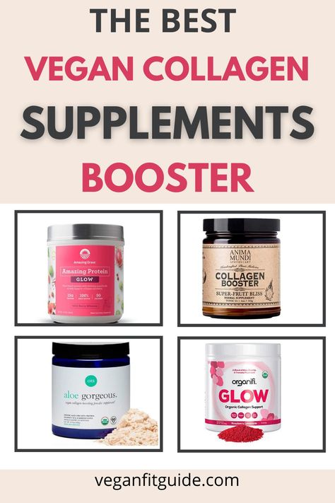 These vegan collagen supplements give you all the benefits without any of the drawbacks of regular collagen. #bestcollagen #collagensupplements #collagenbenefits Vegan Collagen Sources, Health Benefits Of Collagen, Lily Watercolor, Benefits Of Collagen, Amazing Grass, Vegan Collagen, Vegan Supplements, Spider Lily, Healthy Supplements