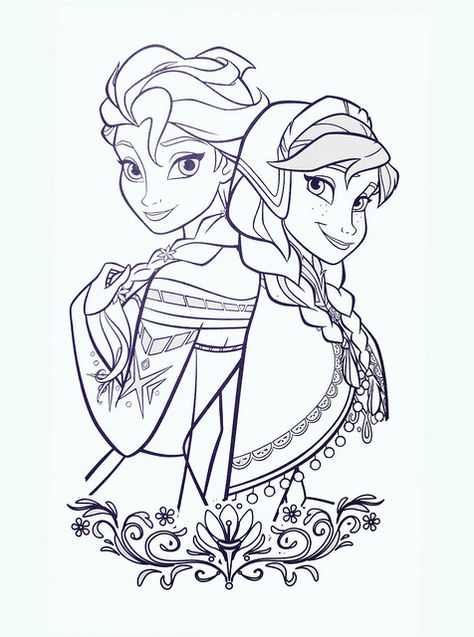 Frozen Coloring Book | Flickr - Photo Sharing! Frozen Coloring Sheets, Elsa Coloring, Elsa Coloring Pages, Anna Und Elsa, Frozen Coloring Pages, Disney Princess Coloring Pages, Ariel Disney, Princess Coloring Pages, Frozen Princess