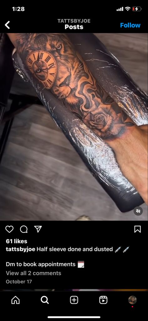 Arm Tattoos For Black Guys, Men Forearm Tattoos Sleeve, Forearm Tattoo Black Men, Black Man Half Sleeve Tattoo, Black Men Arm Tattoos Sleeve, Front Arm Tattoo Men, Black Male Tattoos Forearm, Men’s Forearm Tattoos, Top Forearm Tattoos