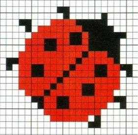 Ladybug Crafts, Beaded Banners, Seed Bead Crafts, Tiny Cross Stitch, Perler Bead Templates, Hama Beads Patterns, Seed Bead Patterns, Craft Projects For Kids, Plastic Canvas Crafts