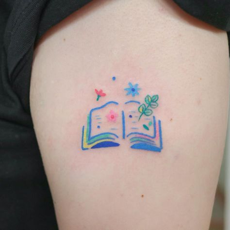 U | 📖 | Instagram Small Book Tattoo, Book Tattoo Ideas, Literary Tattoo, Little Prince Tattoo, Book Tattoos, Prince Tattoos, Bookish Tattoos, Tribute Tattoos, Nerd Tattoo