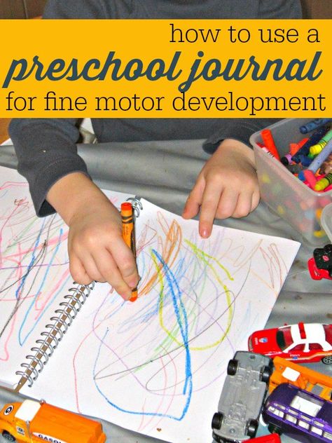 Fine Motor Journal Ideas, Preschool Journal Prompts, Starting A Journal, Pre-k Writing, Start A Journal, Activity Journal, Preschool Journals, Writing Development, Early Childhood Literacy