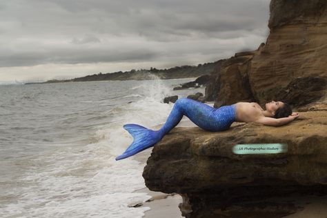 Photographer Editing, Fin Fun Mermaid Tails, Fin Fun Mermaid, Fin Fun, Rock Beach, Mermaid Pictures, Mermaid Tails, Photographic Studio, Black Rock