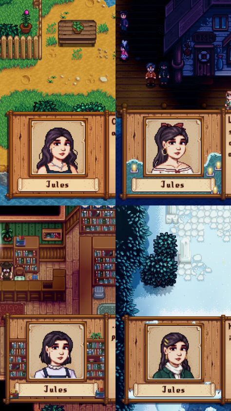 the best mods to improve the vanilla stardew valley experience! including a custom portrait mod, seasonal NPC outfits, and cute portrait frames. Stardew Clothing Mods, Stardew Valley Npc Mod, Stardew Valley Anime Mod, Stardew Valley Portrait Mod Anime, Stardew Valley Mods Portraits, Stardew Valley 1.6 Update, Stardew Valley Outfits, Stardew Valley Portrait Mod, Stardew Valley Mods