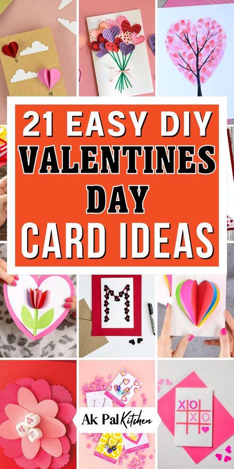 Create a special Valentine’s Day Card that truly shows you care. Explore handmade and heart-themed card designs perfect for him, your boyfriend, or even for kids. Consider simple DIY card crafts with colorful paper, romantic lettering, or elegant touches like ribbon. Make unique easy DIY crafts like pop-up Valentine’s cards to surprise your loved one. These easy and creative Valentine's Day Cards help you express genuine affection with just a few materials. Diy Popup Valentine Card, Kid Valentines Cards Diy, Diy Cards Valentine's Day, Valentines Diy Cards For Him, Valentines Cards Handmade Easy, Diy Valentines Cards For Kids To Make, Pop Out Valentines Day Cards Diy, Simple Homemade Valentine Cards, Preschool Valentines Cards Diy