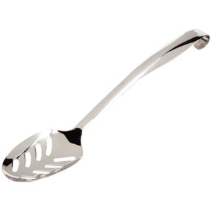 8. Slotted Spoon ~ To be able to get liquids out of foods. Serving Spoons Kitchen Utensils, Fancy Spoon, Chinese Spoon, Kitchen Tools And Equipment, Bent Spoon, Slotted Spoon, Spoon Collection, Slotted Spoons, Salad Spinner