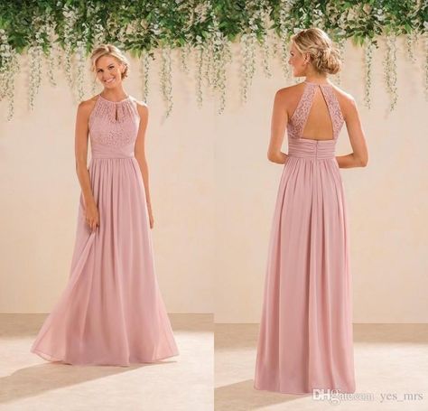 2016 New Dusky Pink Bridesmaid Dresses Cheap Jewel Neck Wedding Guest Wear Lace Chiffon Floor Length Open Back Party Maid Of Honor Gowns Chocolate Bridesmaid Dresses Claret Bridesmaid Dresses From Yes_mrs, $82.42| Dhgate.Com Dusky Pink Bridesmaid Dresses, Dusky Pink Bridesmaids, Chocolate Bridesmaid Dresses, Bridesmaid Dresses 2017, Blush Pink Bridesmaids, Blush Pink Bridesmaid Dresses, Blush Bridesmaid Dresses, Pink Bridesmaid Dresses, Bridesmaid Dress Colors