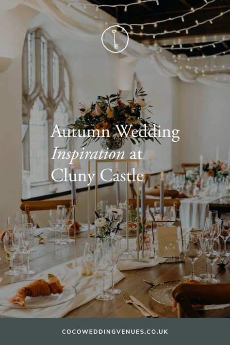 Using beautiful, rich, warm tones of terracotta, rust and blush, which complement Cluny Castle so much, was the perfect combination of Autumn warmth and Spring freshness, bringing everything together in a beautiful wedding inspiration editorial. Cluny Castle, Castle Wedding Invitations, Modern Fairy, Autumnal Wedding, Castle Wedding Venue, Castle Scotland, Modern Cakes, Modern Fairytale, Wedding Inspiration Fall