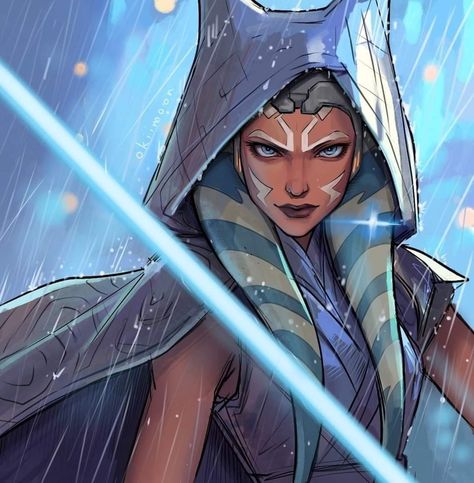 Ashoka Star Wars, Clone Wars Ahsoka, Jedi Art, Ashoka Tano, Star Wars Ahsoka, Star Wars Drawings, Star Wars Tattoo, Horizon Zero Dawn, Star Wars Wallpaper