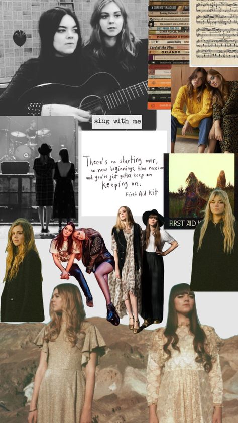 First Aid Kit Band Aesthetic, Aid Kit Aesthetic, First Aid Kit Aesthetic, First Aid Kit Band, First Aid For Kids, Music Reading, Main Character Energy, Lord Of The Flies, Band Wallpapers