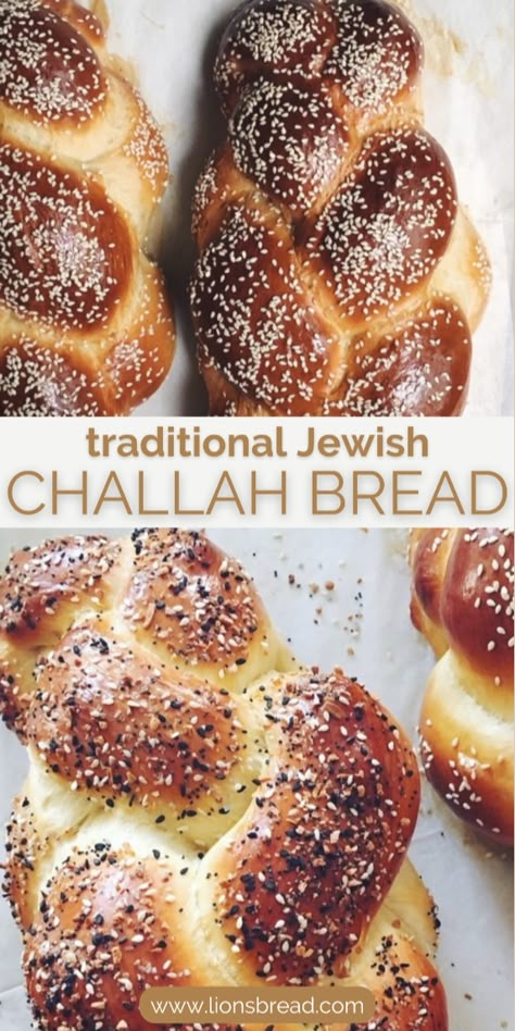 Traditional Jewish Challah Bread - Save one loaf for French toast in the morning! Challah is a really special traditional Jewish bread that is usually braided, and served on Shabbat (Sabbath) and most Jewish Holidays. It is enriched with eggs and oil, and is kind of like brioche’s Jewish cousin and made all in one bowl. Easy Challah Bread Recipe, Easy Challah, Recipes With Spinach, Corn Braids, Healthy Greek Chicken, Challah Bread Recipe, Challah Rolls, Lime Corn, Jewish Bread