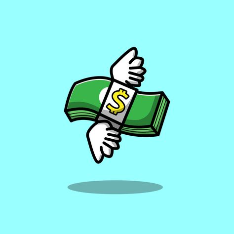 Download the money fly with wings 5069931 royalty-free Vector from Vecteezy for your project and explore over a million other vectors, icons and clipart graphics! Money Talks, Dope Art, About Money, Instagram Theme, Cartoon Art Styles, The Money, Teen Wolf, Cartoon Art, Premium Vector