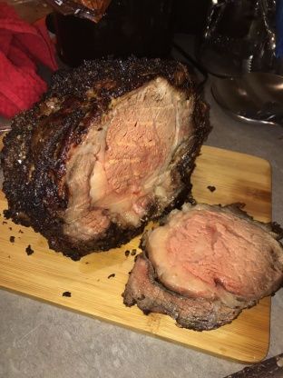 This is a method of cooking a standing rib roast that never fails. Crispy on the outside and juicy on the inside. The seasoning you choose is up to you. I did not include seasoning time in prep time. Recipe courtesy Paula Deen Standing Prime Rib Roast Recipe, Standing Prime Rib Roast, Prime Rib Roast Recipe, Perfect Prime Rib, Ribeye Roast, Cooking Prime Rib, Rib Roast Recipe, Standing Rib Roast, Rib Recipe