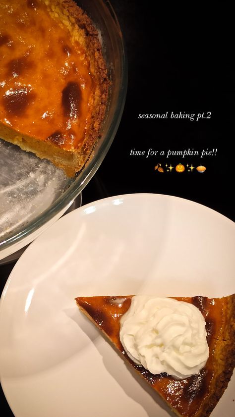 Seasonal baking, pumpkin pie, whipped cream, autumn baking, food, pie, stories, Instagram, fall, emoji combo, Halloween, October, November Baking Emoji Combo, Halloween Stories Instagram, Pie Whipped Cream, Baking Pumpkin, Autumn Baking, Seasonal Baking, Halloween Stories, Fall Snacks, Fall Baking