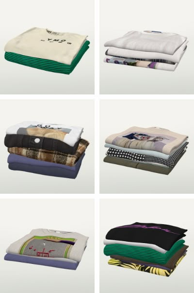 SLOX: Ogy Folded Clothes Color Clutter Decor, The Sims 4 Pack, Bedroom Clutter, Folded Clothes, Sims Packs, The Sims 4 Pc, Sims 4 Bedroom, Sims 4 Clutter, The Sims 4 Packs