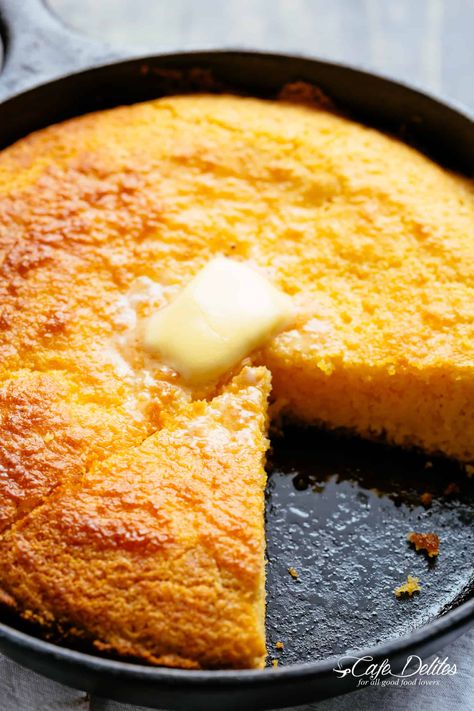 Buttery Cornbread, Perfect Cornbread, Fluffy Cornbread, Delicious Cornbread, Moist Cornbread, Buttermilk Cornbread, Cornbread Easy, Skillet Cornbread, Stuffing Recipes For Thanksgiving