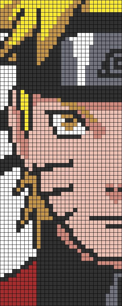 Anime Pixel Art Naruto, Alpha Patterns Pixel Art Simple, Naruto Pixel Art Grid, Alpha Pattern Naruto, Naruto Crochet Pattern, Pixel Art Anime Easy, Pixel Drawing Anime, Pixel Anime Art, 32x32 Pixel Art Anime