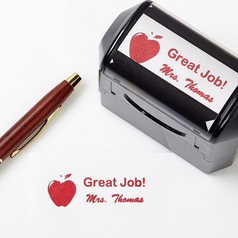 Personalized Office Gifts, Self Inking Address Stamp, Teacher Stamps, Custom Address Stamp, Return Address Stamp, Classroom Gifts, Personalized Stamps, Address Stamp, Personalized Note Cards