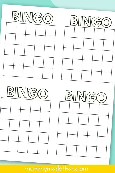 Homemade Bingo Game, How To Make A Bingo Game, Blank Bingo Boards Free Printable, Editable Bingo Cards Free Printable, Blank Bingo Cards Printable Free, Free Printable Bingo Cards Templates, Bingo Sheets Printable 1-75, Blank Bingo Cards Printable, Printable Bingo Cards Free