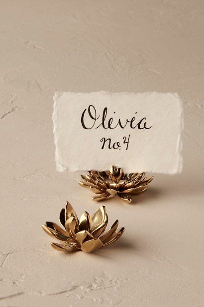 Flat Succulent Card Holder | BHLDN Succulent Wedding Decorations, Ideas Ecologicas, Succulent Card, Succulent Wedding Decor, Table Signage, Bhldn Wedding, Name Card Holder, Wedding Card Holder, Anthropologie Wedding