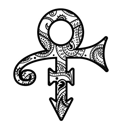 Prince Symbol with Paisley design Tattoo Design I Want Prince Tattoo, Prince Symbol, Love Symbol Tattoos, Prince Tattoos, Prince Quotes, Prince Musician, Symbol Tattoo, Prince Art, Music Drawings