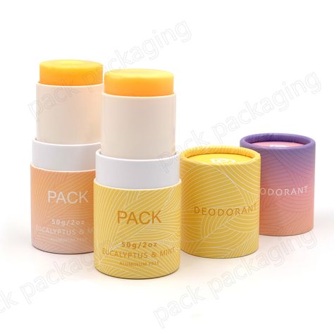 Paper Tube Packaging, Deodorant Containers, Stick Deodorant, Lip Balm Containers, Tube Packaging, Deodorant, Lip Balm, The Balm, Eco Friendly