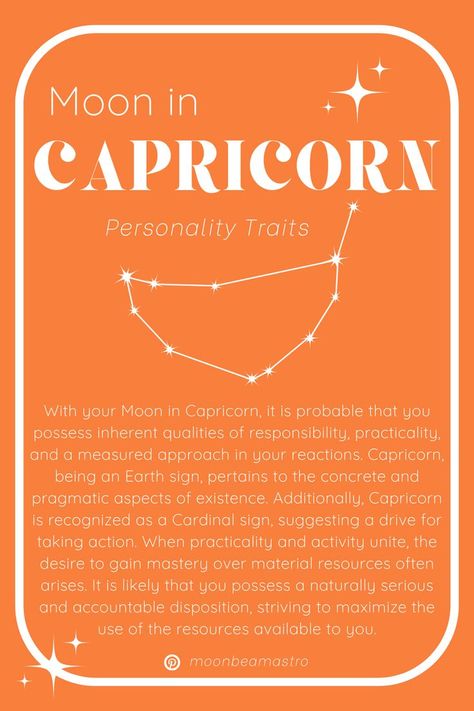 Capricorn Moon Sign, Capricorn Personality Traits, Moon Capricorn, Capricorn Personality, Moon In Capricorn, Capricorn Moon, Earth Signs, Moon Signs, June 2024