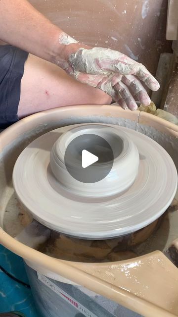 DLL Ceramics on Instagram: "Throwing a large fruit bowl!  I never used to like throwing bowls, I naively felt that they were an easy and simple form.   How wrong could I be?   The reality is, that getting the shape and balance right is much more difficult than I first thought.  I love getting the distribution of clay right, of shaping the perfect inside (the outside profile is created through trimming) of leaving enough clay in the base to trim an interesting foot.   Viva la bowls! ♥️  This video is for people who love ceramics, want ceramics, and those who are looking for gifts either for themselves or others 🙌  #ceramics #pottery #potteryuk #clay #handmade #artisan #handmadepottery #craft #potter #potterywheelvideos #wheelthrowing #potterywheel #instapottery #ceramicsofinstagram #bowls Pottery Fruit Bowl, Pottery Throwing, Large Fruit Bowl, Pottery Projects, Ceramic Fruit Bowl, Wheel Throwing, Pottery Classes, Thrown Pottery, Ceramics Pottery